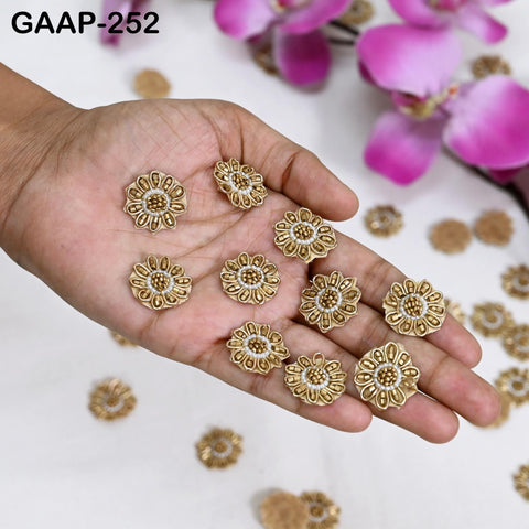 Crystal rhinestone beaded applique patch for bridal gown embellishment — handmade artisan motif