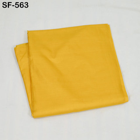 Bright Yellow Pure Tussar Silk Fabric by the yard Indian Plain Raw Silk Wild Natural Handmade Peace Silk Tussah Wedding Dress Material