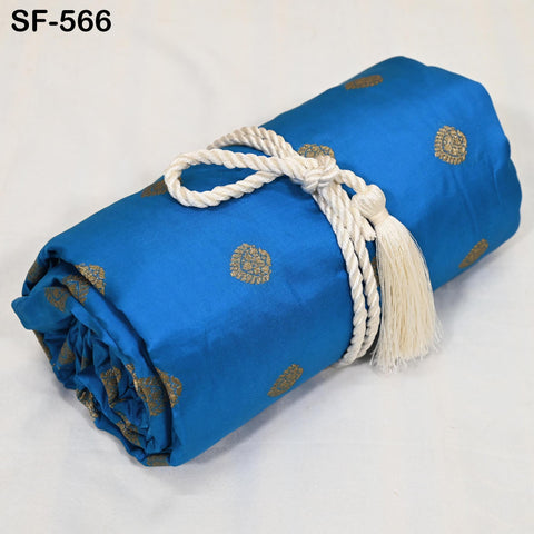 70gsm Pure Silk Fabric by The Yard Brocade Indian Wedding Dress Brides Bridesmaids Mother Shift Dresses Vest Coat Historic Medieval Costumes