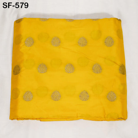 70gsm Pure Silk Fabric by The Yard Brocade Bridesmaids Wedding Dress Brides Mother Cigarette Trousers Coat Theatrical Costumes Sew Yellow