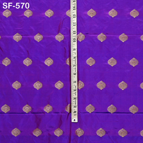 Iridescent Pure Silk Fabric by The Yard Brocade Zari Indian Wedding Dress Bridesmaids Costumes Blouses Pants Home Decor Two Tone 70gsm