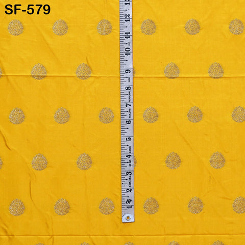 70gsm Pure Silk Fabric by The Yard Brocade Bridesmaids Wedding Dress Brides Mother Cigarette Trousers Coat Theatrical Costumes Sew Yellow