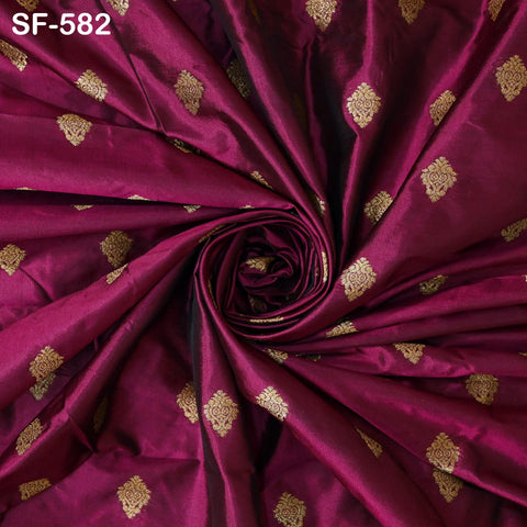 70gsm Pure Silk Fabric by The Yard Brocade Bridesmaids Wedding Dress Brides Mother Cigarette Trousers Coat Historic Costumes Sewing Burgundy