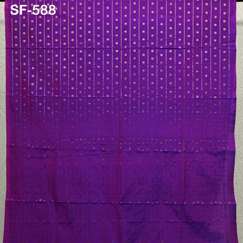 Iridescent Pure Silk Fabric by The Yard Brocade Zari Indian Wedding Dress Bridesmaids Costumes Blouses Pants Home Decor Two Tone 70gsm