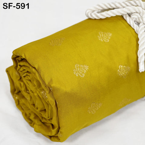 70gsm Pure Silk Fabric by The Yard Brocade Bridesmaids Wedding Dress Brides Mother Cigarette Trousers Coat Theatrical Costumes Sewing Olive