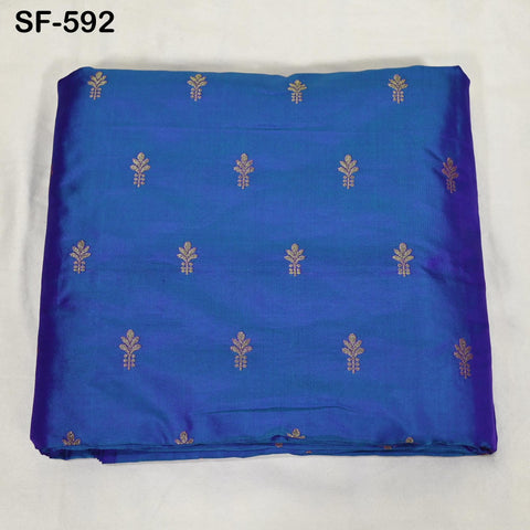 70gsm Pure Silk Fabric by The Yard Brocade Indian Wedding Dress Brides Bridesmaids Mother Shift Dresses Vest Coat Historic Medieval Costumes