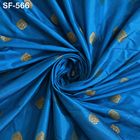 70gsm Pure Silk Fabric by The Yard Brocade Indian Wedding Dress Brides Bridesmaids Mother Shift Dresses Vest Coat Historic Medieval Costumes