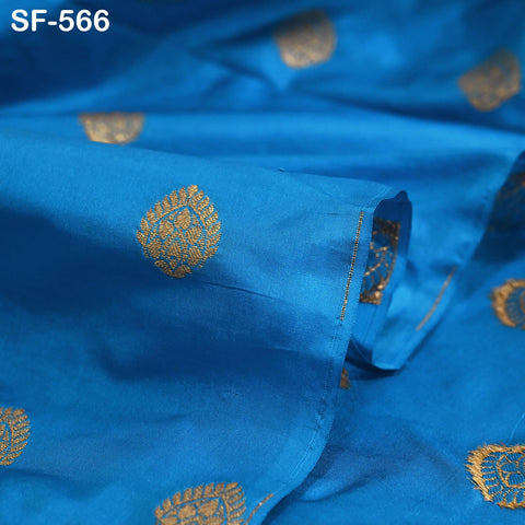 70gsm Pure Silk Fabric by The Yard Brocade Indian Wedding Dress Brides Bridesmaids Mother Shift Dresses Vest Coat Historic Medieval Costumes