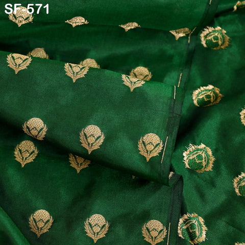 70gsm Pure Silk Fabric by The Yard Brocade Bridesmaids Wedding Dress Bride Mother Cigarette Trousers Theatrical Historic Costumes Sew Green