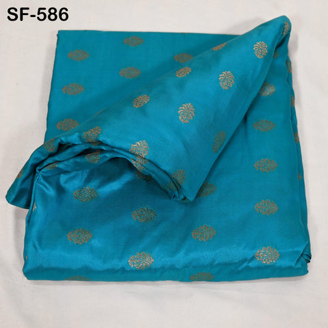 70gsm Pure Silk Fabric by The Yard Brocade Indian Wedding Dress Brides Bridesmaids Mother Shift Dresses Vest Coat Historic Medieval Costumes