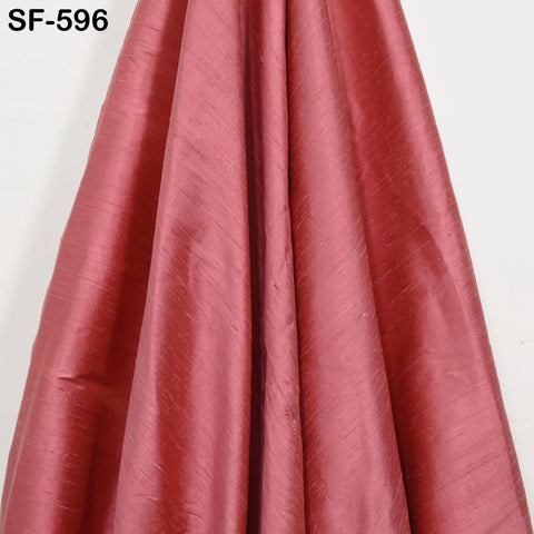 Indian Red Pure Dupioni Fabric Raw Silk by the Yard Indian Wedding Dresses Pillowcases Drapery Curtains Cushion Cover Costume upholstery