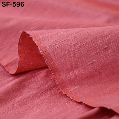 Indian Red Pure Dupioni Fabric Raw Silk by the Yard Indian Wedding Dresses Pillowcases Drapery Curtains Cushion Cover Costume upholstery