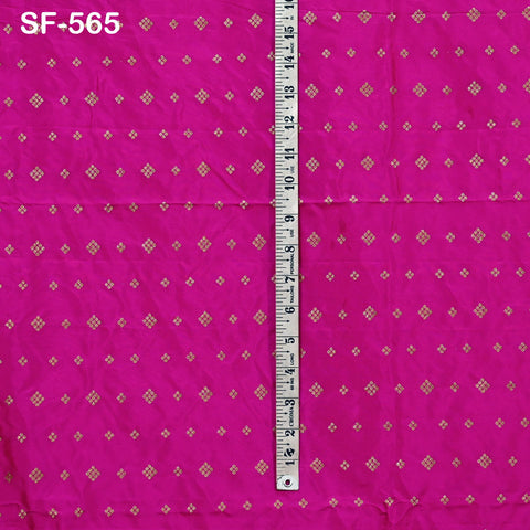 70gsm Pure Mysore Silk Fabric by The Yard Brocade Zari Buttie Indian Wedding Bridesmaids Costumes Blouses Pillowcases Home Decor Dolls