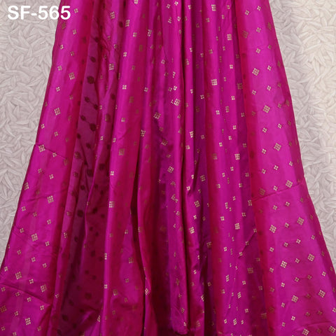 70gsm Pure Mysore Silk Fabric by The Yard Brocade Zari Buttie Indian Wedding Bridesmaids Costumes Blouses Pillowcases Home Decor Dolls