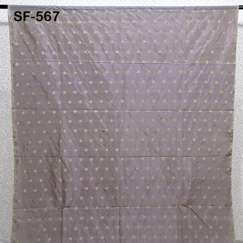 70gsm Pure Mysore Silk Fabric by The Yard Brocade Zari Indian Wedding Dress Bridesmaids Costumes Blouses Pants Dresses Home Decor Greige