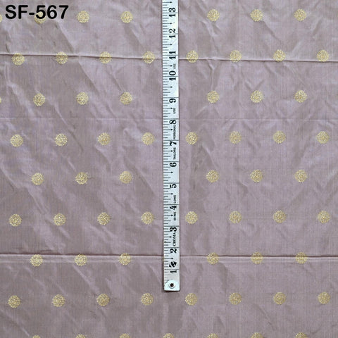 70gsm Pure Mysore Silk Fabric by The Yard Brocade Zari Indian Wedding Dress Bridesmaids Costumes Blouses Pants Dresses Home Decor Greige