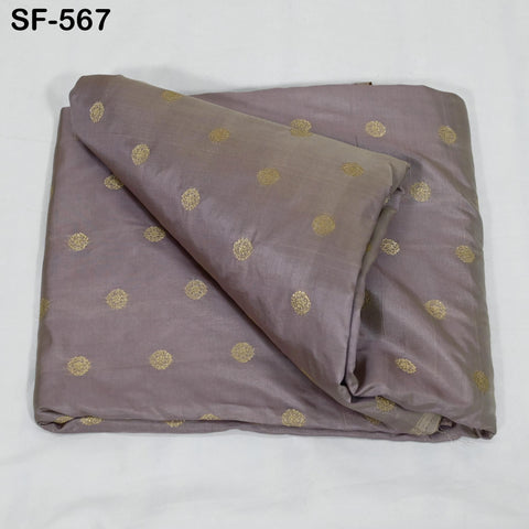 70gsm Pure Mysore Silk Fabric by The Yard Brocade Zari Indian Wedding Dress Bridesmaids Costumes Blouses Pants Dresses Home Decor Greige