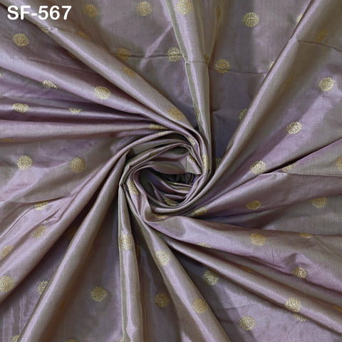 70gsm Pure Mysore Silk Fabric by The Yard Brocade Zari Indian Wedding Dress Bridesmaids Costumes Blouses Pants Dresses Home Decor Greige