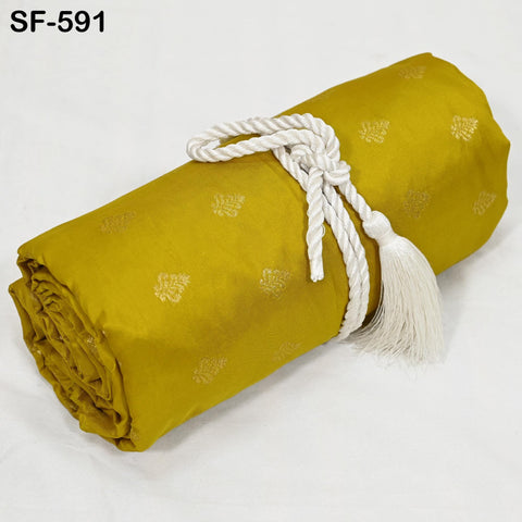 70gsm Pure Silk Fabric by The Yard Brocade Bridesmaids Wedding Dress Brides Mother Cigarette Trousers Coat Theatrical Costumes Sewing Olive