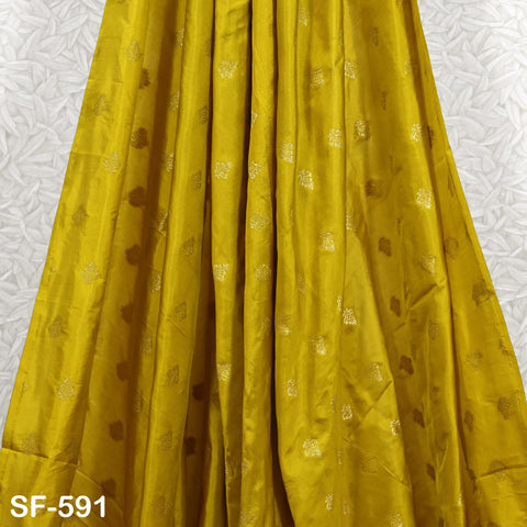 70gsm Pure Silk Fabric by The Yard Brocade Bridesmaids Wedding Dress Brides Mother Cigarette Trousers Coat Theatrical Costumes Sewing Olive