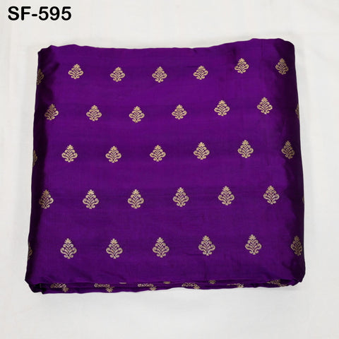 70gsm Pure Silk Fabric by The Yard Brocade Indian Wedding Dress Brides Bridesmaids Mother Shift Dresses Vest Coat Historic Medieval Costumes