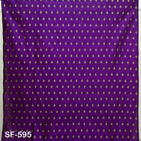 70gsm Pure Silk Fabric by The Yard Brocade Indian Wedding Dress Brides Bridesmaids Mother Shift Dresses Vest Coat Historic Medieval Costumes