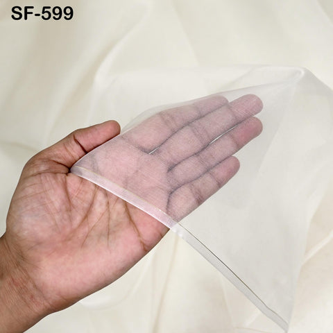 Pure Silk Organza Dyeable Indian Fabric by the yard Sewing Home decor Curtains Scarf Costume Apparel Wedding Evening Dresses Dolls