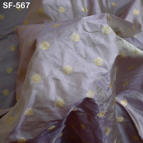 70gsm Pure Mysore Silk Fabric by The Yard Brocade Zari Indian Wedding Dress Bridesmaids Costumes Blouses Pants Dresses Home Decor Greige