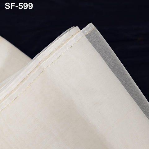 Pure Silk Organza Dyeable Indian Fabric by the yard Sewing Home decor Curtains Scarf Costume Apparel Wedding Evening Dresses Dolls