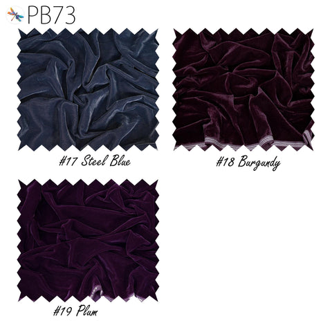 44'' Indian Velvet Fabric by the yard Viscose Fabric Bridal Wedding Dress Historic Costumes Curtain Home Decor Quilting Sewing DIY Crafting