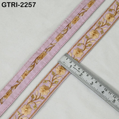 9 Yard Indian Sari Trim Sewing Crafting Trimmings Curtains Headbands Border Embroidered Saree Ribbon Embellishments Embroidery Cushions