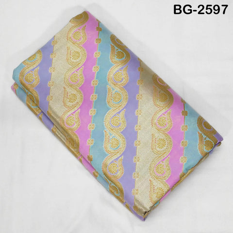 Diagonal Brocade Fabric by Yard Indian Winter Wedding Dress Brides Mother Full-Length Coats Cropped Jacket Theatrical Victorian Costumes