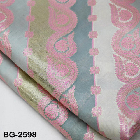 Diagonal Brocade Fabric by Yard Indian Winter Wedding Dress Brides Mother Full-Length Coats Cropped Jacket Theatrical Victorian Costumes