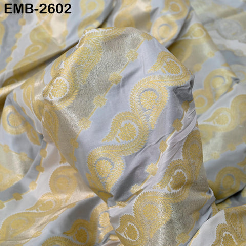 Diagonal Brocade Fabric by Yard Indian Winter Wedding Dress Brides Mother Full-Length Coats Cropped Jacket Theatrical Victorian Costumes