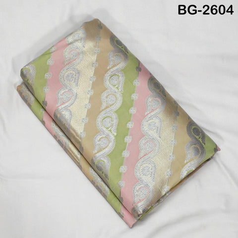 Diagonal Brocade Fabric by Yard Indian Winter Wedding Dress Brides Mother Full-Length Coats Cropped Jacket Theatrical Victorian Costumes