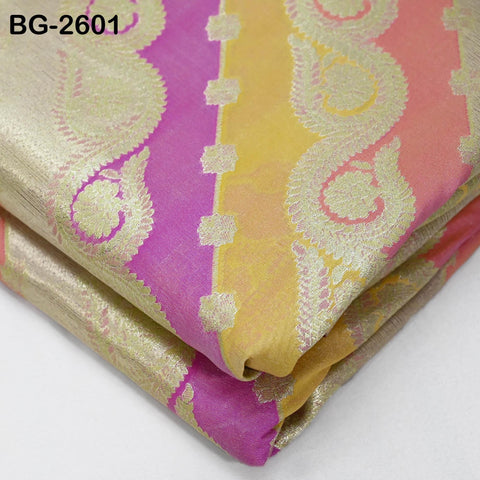 Diagonal Brocade Fabric by Yard Indian Winter Wedding Dress Brides Mother Full-Length Coats Cropped Jacket Theatrical Victorian Costumes