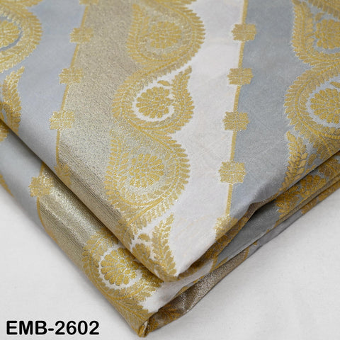 Diagonal Brocade Fabric by Yard Indian Winter Wedding Dress Brides Mother Full-Length Coats Cropped Jacket Theatrical Victorian Costumes