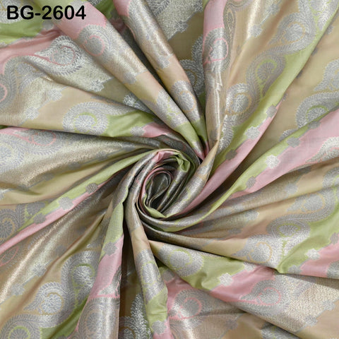 Diagonal Brocade Fabric by Yard Indian Winter Wedding Dress Brides Mother Full-Length Coats Cropped Jacket Theatrical Victorian Costumes