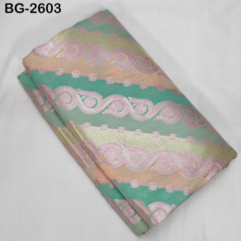 Diagonal Brocade Fabric by Yard Indian Winter Wedding Dress Brides Mother Full-Length Coats Cropped Jacket Theatrical Victorian Costumes