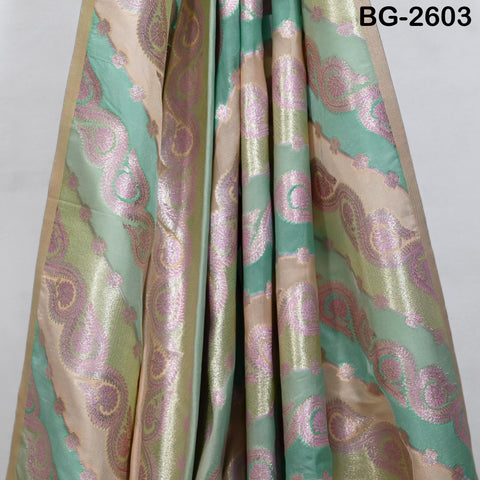 Diagonal Brocade Fabric by Yard Indian Winter Wedding Dress Brides Mother Full-Length Coats Cropped Jacket Theatrical Victorian Costumes