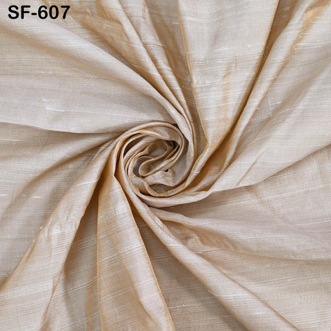 80gsm Beige Dupioni Silk Raw fabric by the Yard Indian Pure Dupion Wedding Bridesmaid Dresses Crafting Sewing Pillowcases Costume