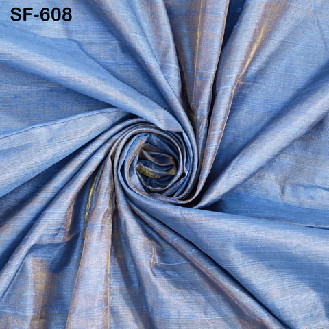 80gsm Blue Dupioni Silk Raw fabric by the Yard Indian Pure Dupion Wedding Bridesmaid Dresses Crafting Sewing Pillowcases Costume