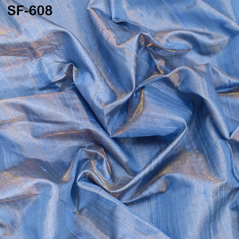 80gsm Blue Dupioni Silk Raw fabric by the Yard Indian Pure Dupion Wedding Bridesmaid Dresses Crafting Sewing Pillowcases Costume
