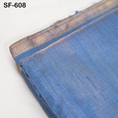 80gsm Blue Dupioni Silk Raw fabric by the Yard Indian Pure Dupion Wedding Bridesmaid Dresses Crafting Sewing Pillowcases Costume