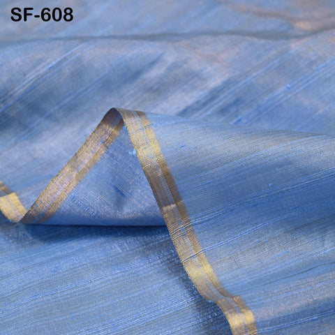80gsm Blue Dupioni Silk Raw fabric by the Yard Indian Pure Dupion Wedding Bridesmaid Dresses Crafting Sewing Pillowcases Costume