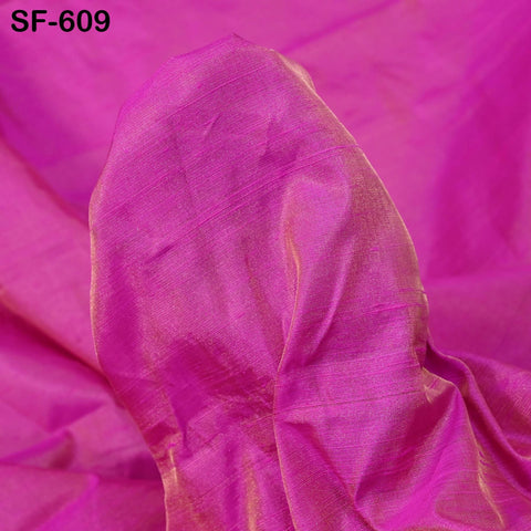 80gsm Fuchsia Pink Dupioni Silk Raw fabric by the Yard Indian Pure Dupion Wedding Bridesmaid Dresses Crafting Sewing Pillowcases Costume