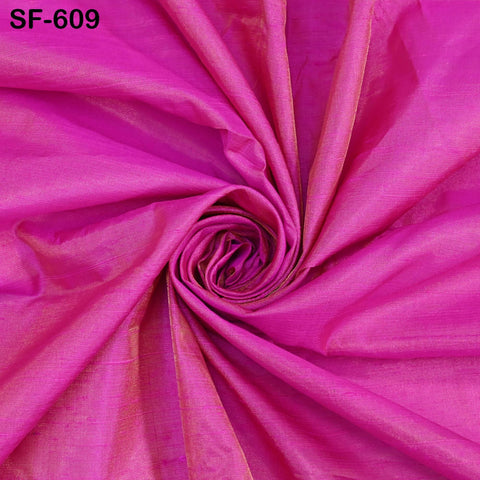 80gsm Fuchsia Pink Dupioni Silk Raw fabric by the Yard Indian Pure Dupion Wedding Bridesmaid Dresses Crafting Sewing Pillowcases Costume