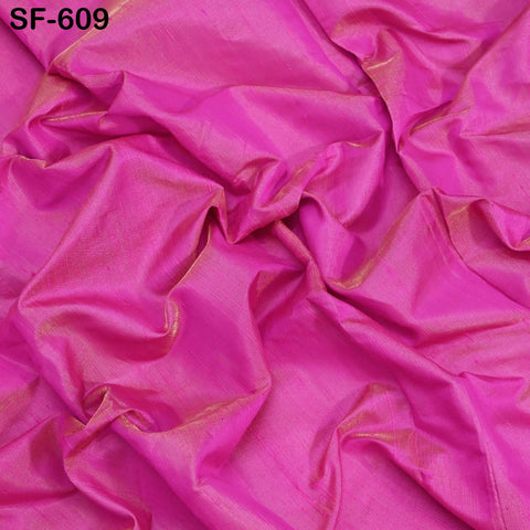 80gsm Fuchsia Pink Dupioni Silk Raw fabric by the Yard Indian Pure Dupion Wedding Bridesmaid Dresses Crafting Sewing Pillowcases Costume