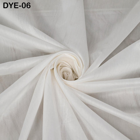 Sheer Chanderi Cotton Silk Fabric by the Yard: Dyeable Indian Sewing, Dressmaking, Crafting Curtains Summer Women and Kids