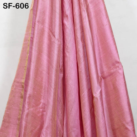 80gsm Pink Dupioni Silk Raw fabric by the Yard Indian Pure Dupion Wedding Bridesmaid Dresses Crafting Sewing Pillowcases Costume